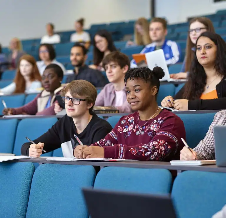 Students listening to lecture