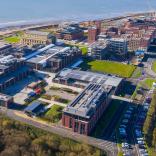 Arial view of the Swansea Bay campus of Swansea University