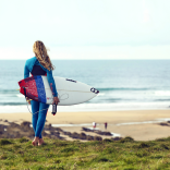 Surfer on the beach